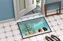 Load image into Gallery viewer, Abyssinian Guinea Pig Merry Christmas Doormat - 18x27 Decorative Floor Mat – Indoor/Outdoor Rug with Artistic Flair CK4438MAT