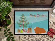 Load image into Gallery viewer, Peruvian Guinea Pig Merry Christmas Doormat - 18x27 Decorative Floor Mat – Indoor/Outdoor Rug with Artistic Flair CK4443MAT
