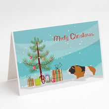 Load image into Gallery viewer, Rex Guinea Pig Merry Christmas Greeting Cards -  Blank Note Cards – 8-Pack of Artist-Designed Cards with Envelopes