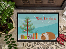 Load image into Gallery viewer, Texel Guinea Pig Merry Christmas Doormat - 24x36 Decorative Floor Mat – Indoor/Outdoor Rug with Artistic Flair CK4449JMAT