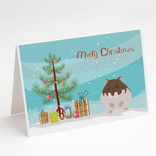 Load image into Gallery viewer, Dzungarian Hamster Merry Christmas Greeting Cards -  Blank Note Cards – 8-Pack of Artist-Designed Cards with Envelopes