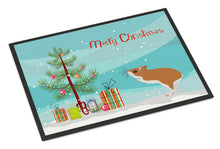 Load image into Gallery viewer, White Legged Hamster Merry Christmas Doormat - 24x36 Decorative Floor Mat – Indoor/Outdoor Rug with Artistic Flair CK4458JMAT