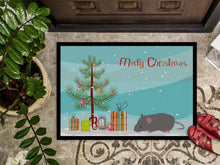 Load image into Gallery viewer, Australian Long Coated Mouse Merry Christmas Doormat - 24x36 Decorative Floor Mat – Indoor/Outdoor Rug with Artistic Flair CK4459JMAT