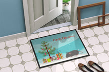Load image into Gallery viewer, Australian Long Coated Mouse Merry Christmas Doormat - 24x36 Decorative Floor Mat – Indoor/Outdoor Rug with Artistic Flair CK4459JMAT