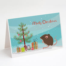 Load image into Gallery viewer, Baby Mouse Merry Christmas Greeting Cards -  Blank Note Cards – 8-Pack of Artist-Designed Cards with Envelopes