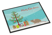 Load image into Gallery viewer, Grey Domestic Mouse Merry Christmas Doormat - 18x27 Decorative Floor Mat – Indoor/Outdoor Rug with Artistic Flair CK4462MAT
