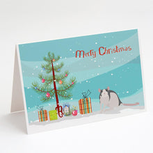 Load image into Gallery viewer, Husky Rat Merry Christmas Greeting Cards -  Blank Note Cards – 8-Pack of Artist-Designed Cards with Envelopes