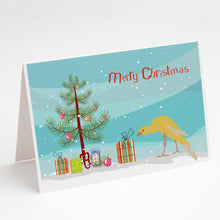 Load image into Gallery viewer, Belgian Hunchback Canary Merry Christmas Greeting Cards -  Blank Note Cards – 8-Pack of Artist-Designed Cards with Envelopes
