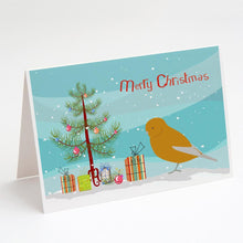 Load image into Gallery viewer, Norwich Canary Merry Christmas Greeting Cards -  Blank Note Cards – 8-Pack of Artist-Designed Cards with Envelopes