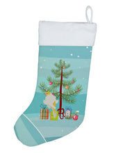 Load image into Gallery viewer, Parisian Trumpeter Canary Merry Christmas Christmas Stocking