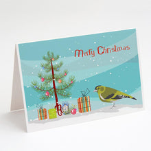 Load image into Gallery viewer, Siskin Merry Christmas Greeting Cards -  Blank Note Cards – 8-Pack of Artist-Designed Cards with Envelopes