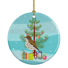 Load image into Gallery viewer, Thrush Merry Christmas Ornament - Round Ceramic Ornament – Artist-Designed Keepsake Decoration