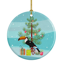 Load image into Gallery viewer, Toucan Merry Christmas Ornament - Round Ceramic Ornament – Artist-Designed Keepsake Decoration