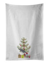 Load image into Gallery viewer, African Grey Parrot Merry Christmas White Kitchen Towel Set of 2