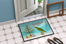 Load image into Gallery viewer, Amazon Parrot Merry Christmas Doormat - 24x36 Decorative Floor Mat – Indoor/Outdoor Rug with Artistic Flair CK4496JMAT