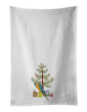 Load image into Gallery viewer, Macaw Merry Christmas White Kitchen Towel Set of 2