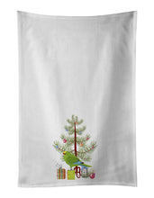 Load image into Gallery viewer, New Zealand Parakeet Merry Christmas White Kitchen Towel Set of 2