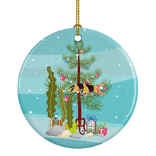 Load image into Gallery viewer, Clown Loach Fish Merry Christmas Ornament - Round Ceramic Ornament – Artist-Designed Keepsake Decoration