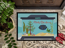 Load image into Gallery viewer, Emperor Angelfish Merry Christmas Doormat - 24x36 Decorative Floor Mat – Indoor/Outdoor Rug with Artistic Flair CK4508JMAT