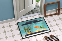 Load image into Gallery viewer, Celestial Eye Goldfish Merry Christmas Doormat - 24x36 Decorative Floor Mat – Indoor/Outdoor Rug with Artistic Flair CK4510JMAT