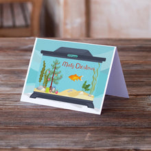 Load image into Gallery viewer, Goldfish Common Merry Christmas Greeting Cards -  Blank Note Cards – 8-Pack of Artist-Designed Cards with Envelopes