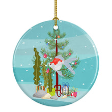 Load image into Gallery viewer, Tamasaba Goldfish Merry Christmas Ornament - Round Ceramic Ornament – Artist-Designed Keepsake Decoration