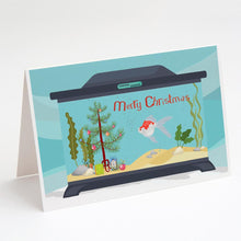 Load image into Gallery viewer, Tamasaba Goldfish Merry Christmas Greeting Cards -  Blank Note Cards – 8-Pack of Artist-Designed Cards with Envelopes