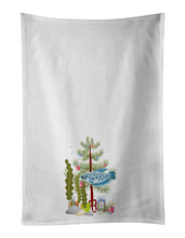 Load image into Gallery viewer, Opaline Gourami Merry Christmas White Kitchen Towel Set of 2