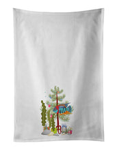 Load image into Gallery viewer, Severum Merry Christmas White Kitchen Towel Set of 2