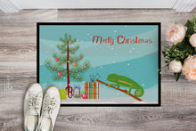 Load image into Gallery viewer, Chameleon Merry Christmas Doormat - 24x36 Decorative Floor Mat – Indoor/Outdoor Rug with Artistic Flair CK4540JMAT