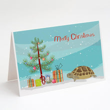 Load image into Gallery viewer, Turtle Merry Christmas Greeting Cards -  Blank Note Cards – 8-Pack of Artist-Designed Cards with Envelopes