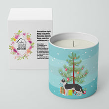Load image into Gallery viewer, Bicolour Aegean Cat Merry Christmas 10 oz Decorative Soy Candle