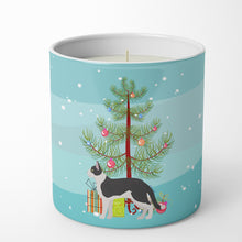 Load image into Gallery viewer, Bicolour Aegean Cat Merry Christmas 10 oz Decorative Soy Candle