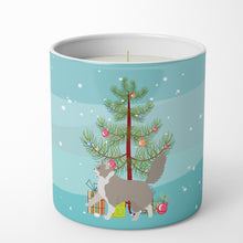Load image into Gallery viewer, Asian Semi Longhaired Cat Merry Christmas 10 oz Decorative Soy Candle