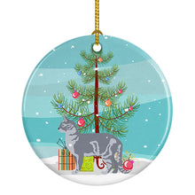 Load image into Gallery viewer, Australian Mist #2 Cat Merry Christmas Ornament - Round Ceramic Ornament – Artist-Designed Keepsake Decoration