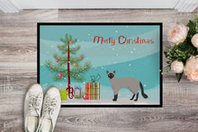 Load image into Gallery viewer, Balinese #1 Cat Merry Christmas Doormat - 24x36 Decorative Floor Mat – Indoor/Outdoor Rug with Artistic Flair CK4564JMAT