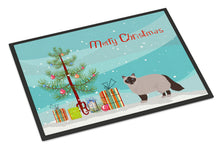 Load image into Gallery viewer, Birman Cat Merry Christmas Doormat - 24x36 Decorative Floor Mat – Indoor/Outdoor Rug with Artistic Flair CK4570JMAT