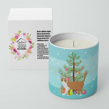 Load image into Gallery viewer, Brazilian Shorthair Cat Merry Christmas 10 oz Decorative Soy Candle