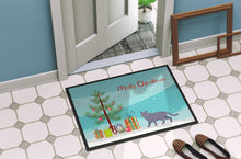 Load image into Gallery viewer, British Shorthair #1 Cat Merry Christmas Doormat - 24x36 Decorative Floor Mat – Indoor/Outdoor Rug with Artistic Flair CK4574JMAT