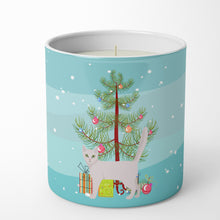 Load image into Gallery viewer, Burmilla Cat Merry Christmas 10 oz Decorative Soy Candle