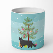 Load image into Gallery viewer, Black Chantilly Tiffany Cat Merry Christmas 10 oz Decorative Soy Candle