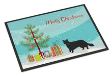 Load image into Gallery viewer, Black Chantilly Tiffany Cat Merry Christmas Doormat - 18x27 Decorative Floor Mat – Indoor/Outdoor Rug with Artistic Flair CK4581MAT