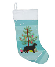 Load image into Gallery viewer, Chausie Black Cat Merry Christmas Christmas Stocking