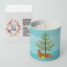 Load image into Gallery viewer, Cheetoh #3 Cat Merry Christmas 10 oz Decorative Soy Candle