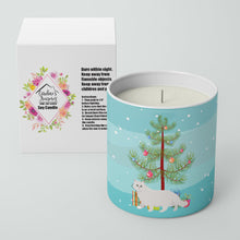 Load image into Gallery viewer, Chinchilla Persian Longhair Cat Merry Christmas 10 oz Decorative Soy Candle