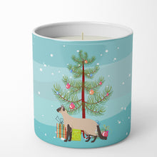 Load image into Gallery viewer, Colorpoint Longhair #3 Cat Merry Christmas 10 oz Decorative Soy Candle