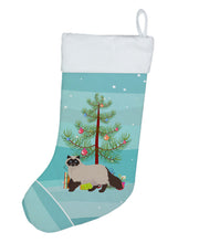 Load image into Gallery viewer, Colorpoint Persian Hymalayan Cat Merry Christmas Christmas Stocking
