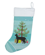 Load image into Gallery viewer, Black Cornish Rex Cat Merry Christmas Christmas Stocking