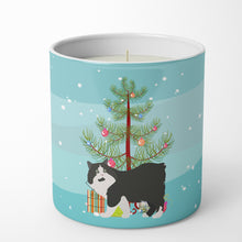 Load image into Gallery viewer, Cymric Cat Merry Christmas 10 oz Decorative Soy Candle