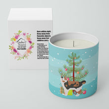 Load image into Gallery viewer, Cymric #2 Cat Merry Christmas 10 oz Decorative Soy Candle
